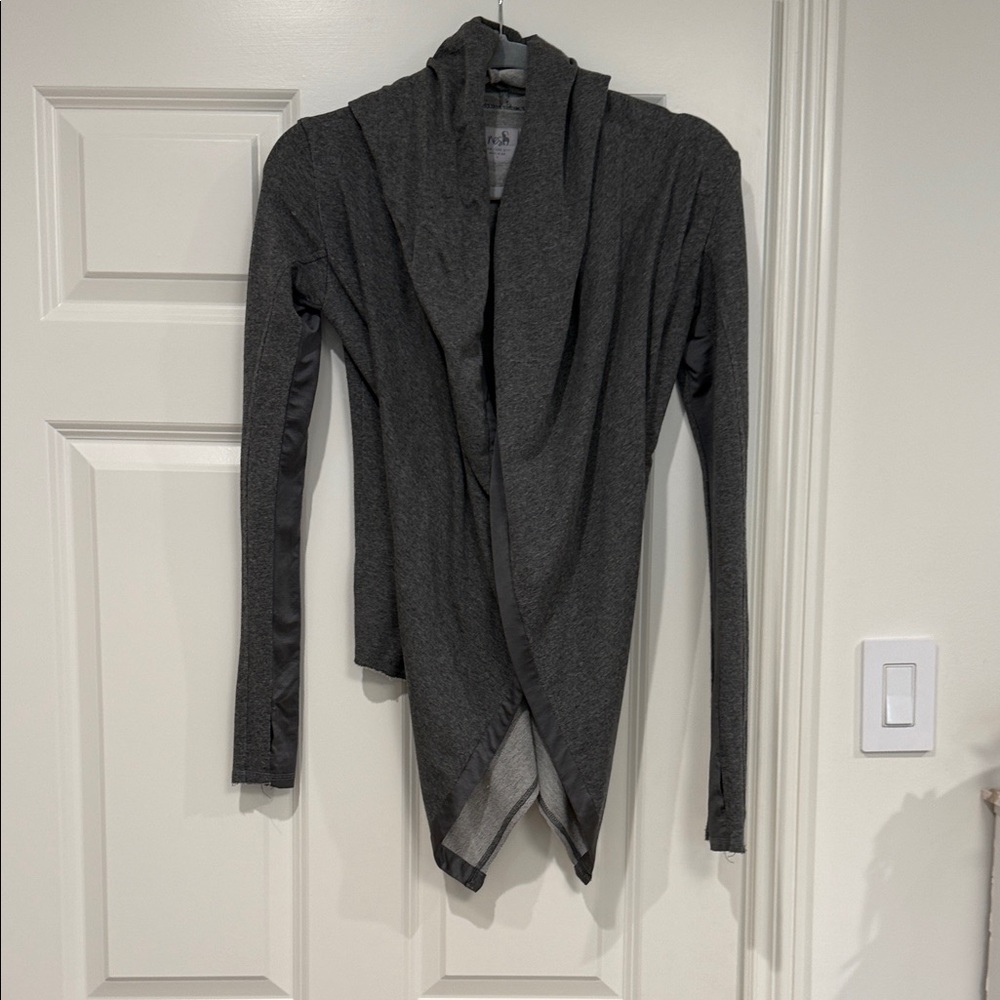 Chic Dark Gray Women's Cardigan